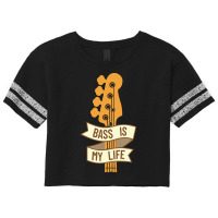 Bass Headstock T  Shirt Bass Is My Life Bass Guitar Headstock T  Shirt Scorecard Crop Tee | Artistshot