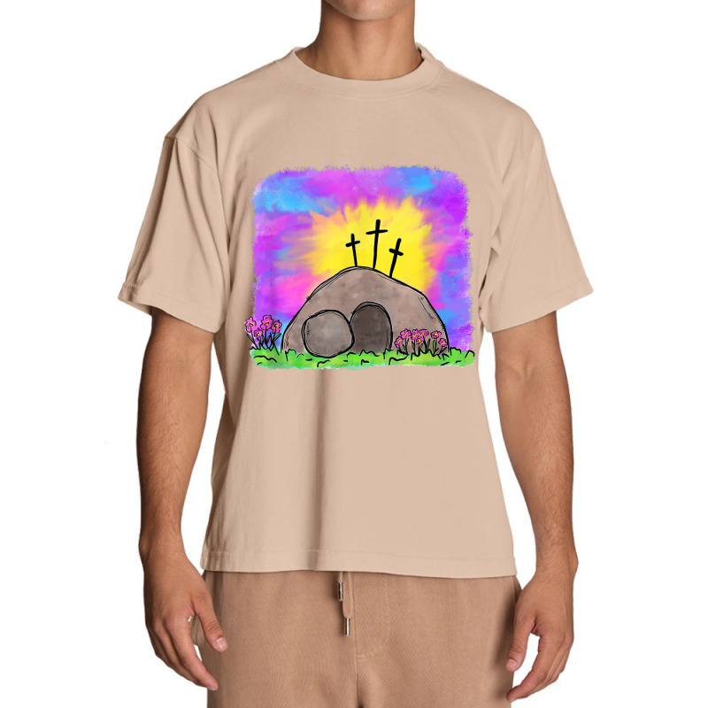 Tie Dye Jesus Cross Funny Christian Easter Day Religious Mask Urban Heavy T-shirt by Aria-Proctor | Artistshot