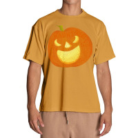 Halloween Pumpkin Face T  Shirt Halloween Pumpkin Word Cloud T  Shirt Urban Heavy T-shirt | Artistshot