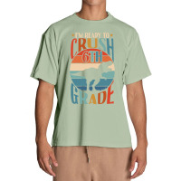 Back To School T Shirti'm Ready To Crush 6th Grade Back To School Dino Urban Heavy T-shirt | Artistshot