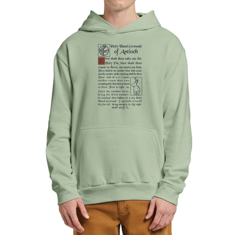 Holy Hand Grenade Script Urban Pullover Hoodie | Artistshot