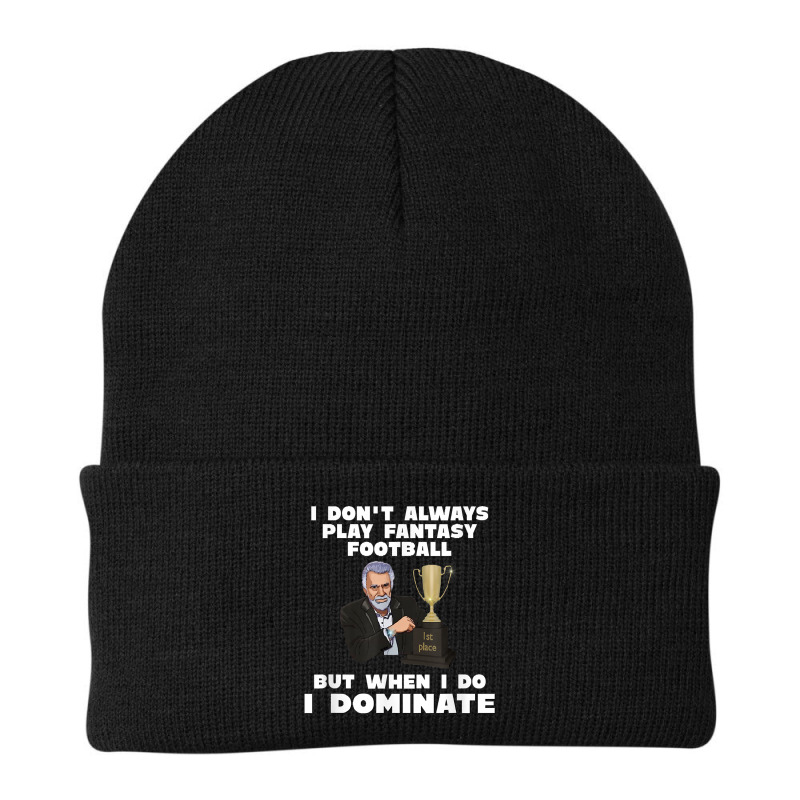 Fantasy Football Champion Shirt Dominates Fantasy Football T Shirt Beanie by hollymu | Artistshot