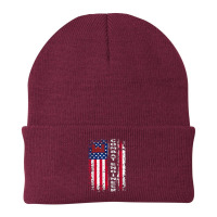 Combat Engineer Distressed American Flag   U.s. Military Beanie | Artistshot