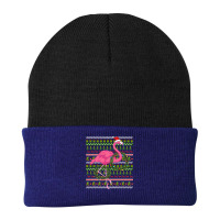 Flamingo Tropical Exotic Bird Ugly Christmas Animal Lover Merry Xmas F Beanie | Artistshot