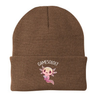 Axolotl Gamesolotl Gamer Axolotl Playing Video Games Boys Girls 468 Beanie | Artistshot