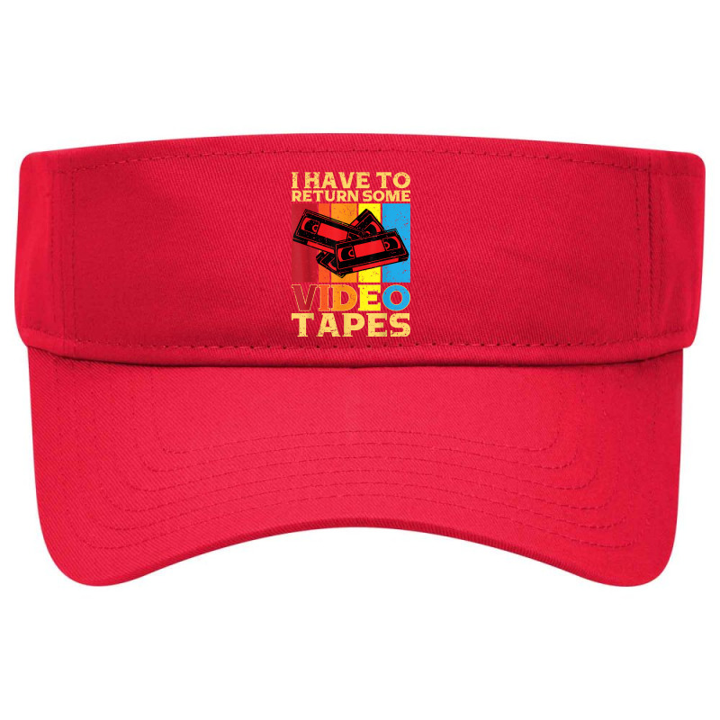 I Have To Return Some Video Tapes Video Cassette T Shirt Visor hat by saldeenshakir | Artistshot