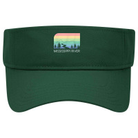 Mississippi River Retro Vintage Delta Louisiana Lake Itasca T Shirt Visor Hat | Artistshot