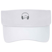 Headphones With Music Note Visor Hat | Artistshot