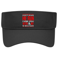 Funny Wheelchair Humor Disability Handicap Gift Visor Hat | Artistshot