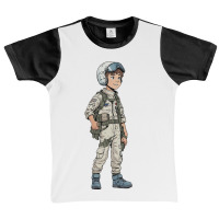 Vintage Comic Fighter Pilot Graphic Youth T-shirt | Artistshot