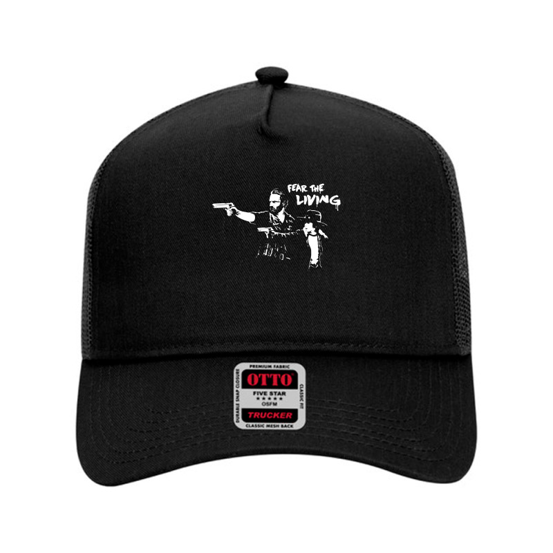 Fear The Living Mesh Back Trucker Hat by Specstore | Artistshot