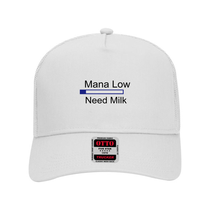 Gaming Mana Low Need Milk Mesh Back Trucker Hat by MegaAgustina | Artistshot