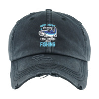 Sorry I Wasn't Listening Fishing Ponytail Cap | Artistshot