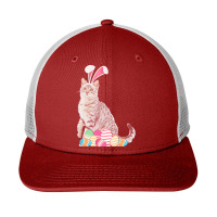 Easter Day T  Shirt Easter Cat American Shorthair With Bunny Ears & Eg Snapback Trucker Cap | Artistshot