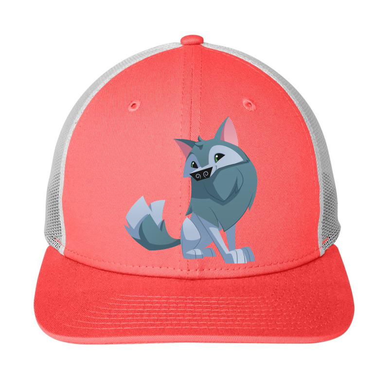 Cute Wolf Animation Snapback Trucker Cap by skeith84 | Artistshot