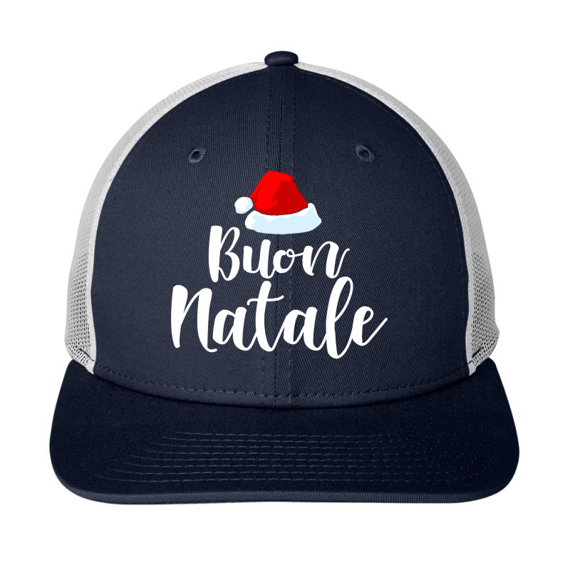 Buon Natale And Tanti Auguri Merry Christmas Italian Holiday Funny Gif Snapback Trucker Cap by SamsulArt | Artistshot