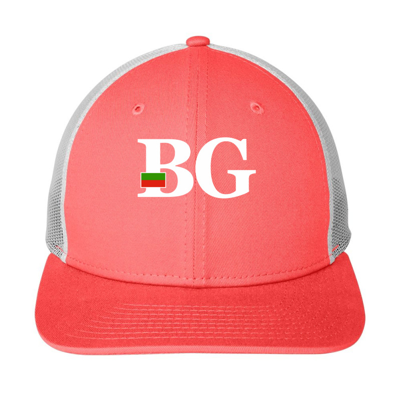 Bulgaria Flag And Country Initials Snapback Trucker Cap by cidolopez | Artistshot