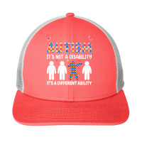 Autism Gift T  Shirt Autism It's Not A Disability It's A Different Abi Snapback Trucker Cap | Artistshot