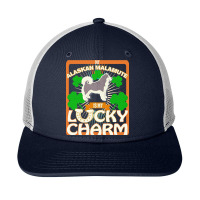 Alaskan Malamute T  Shirt My Alaskan Malamute Is My Lucky Charm   Gift Snapback Trucker Cap | Artistshot