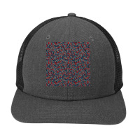 Nature Pattern T  Shirt Minimalist Leaf Line Art Illustration As A Sea Snapback Trucker Cap | Artistshot