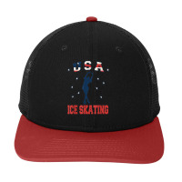 Usa Ice Skating Dance Support Snapback Trucker Cap | Artistshot