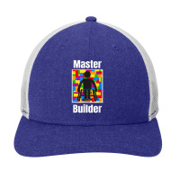 Wheelchair Master Builder Block Toy Disabled Handicap Family Snapback Trucker Cap | Artistshot