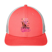 Breast Cancer Awareness Black Woman Warrior Support Believe Snapback Trucker Cap | Artistshot