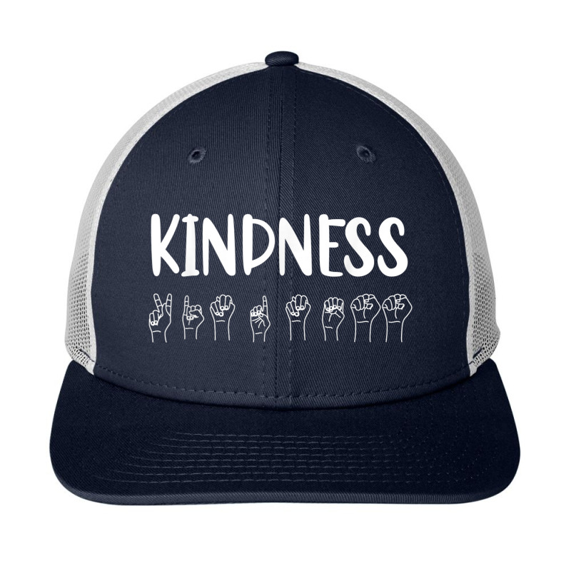 Stop Bullying Kindness Matters Sign Language Snapback Trucker Cap by Vivu991 | Artistshot