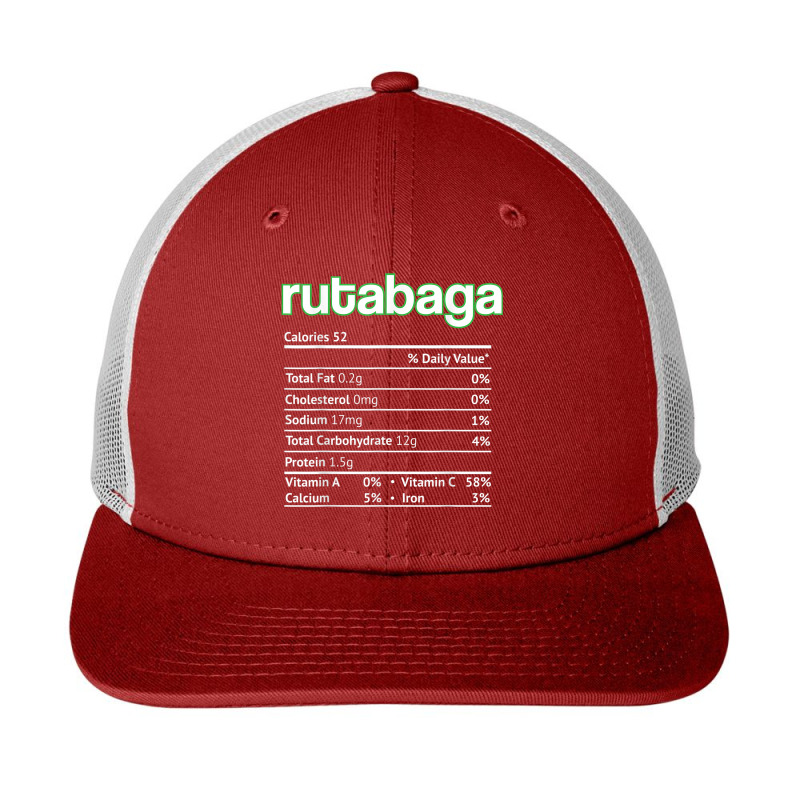 Rutabaga Nutrition Facts Funny Thanksgiving Christmas Food Snapback Trucker Cap | Artistshot