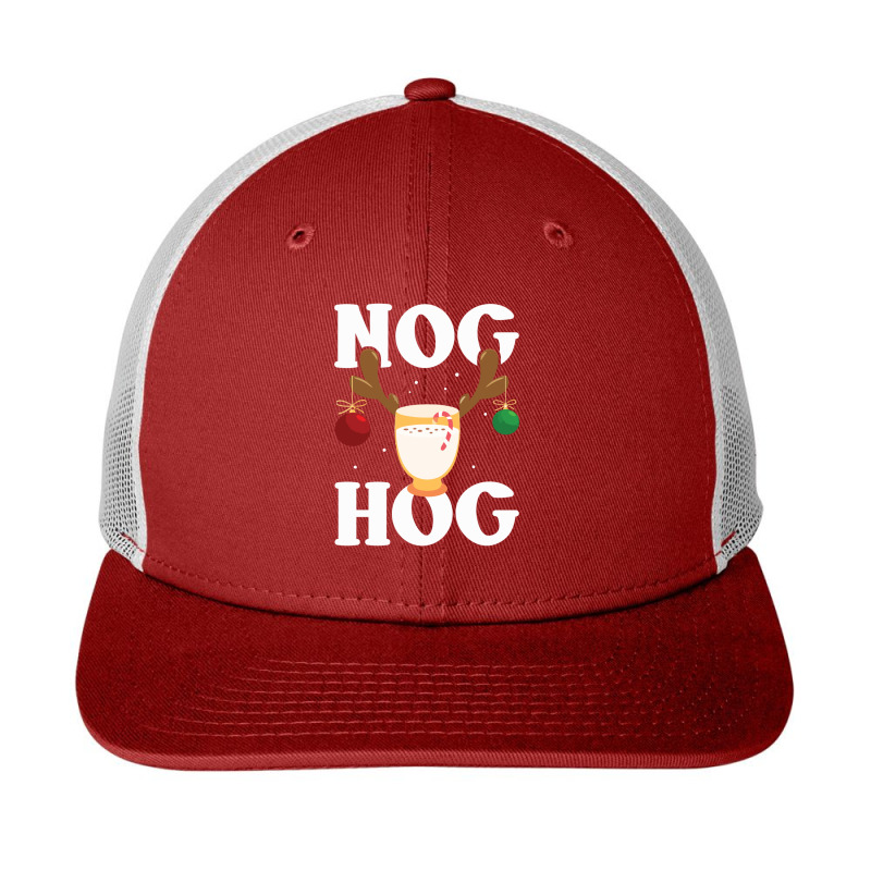 Nog Hog National Eggnog Christmas Holiday Food Snapback Trucker Cap | Artistshot