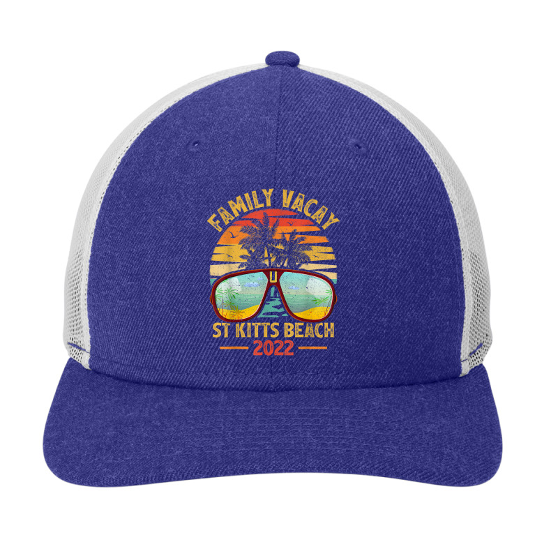 Vintage Family Vacation 2022 Lost Paradise St Kitts Beach Snapback Trucker Cap by Tiktify | Artistshot