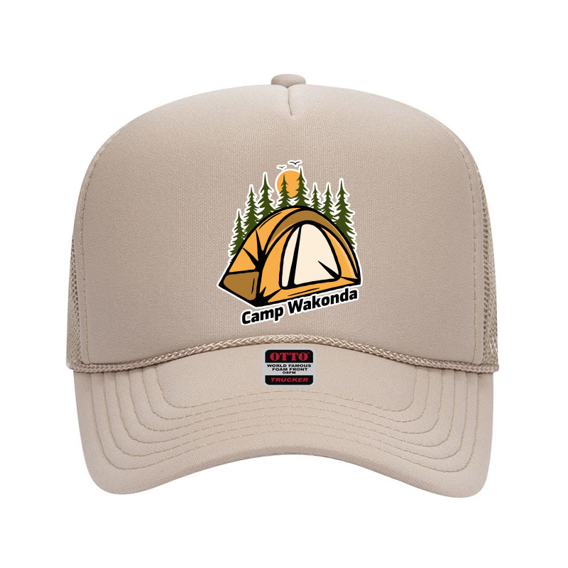 #camp #wakonda Foam Trucker Hat by Antoinettei | Artistshot