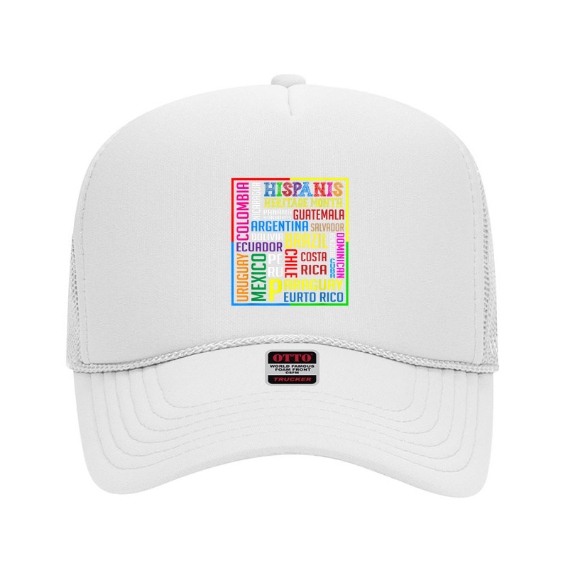 All Latin American Latino Hispanic Heritage Month Foam Trucker Hat by LemonJack | Artistshot