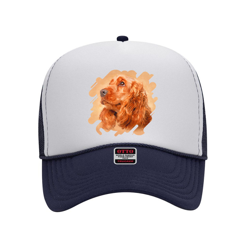 English Cocker Spaniel Foam Trucker Hat by yongbiyb | Artistshot