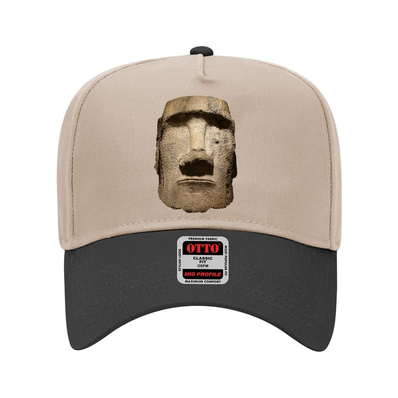 Easter Island Moai Statue Monolith World Mystery Adjustable Baseball Cap | Artistshot