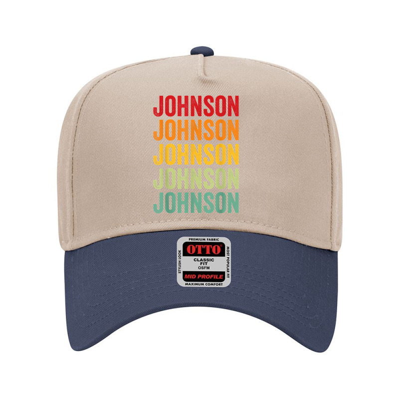 Johnson County, Kansas, Rainbow Text Design T Shirt Adjustable Baseball Cap by komulavcasante6 | Artistshot