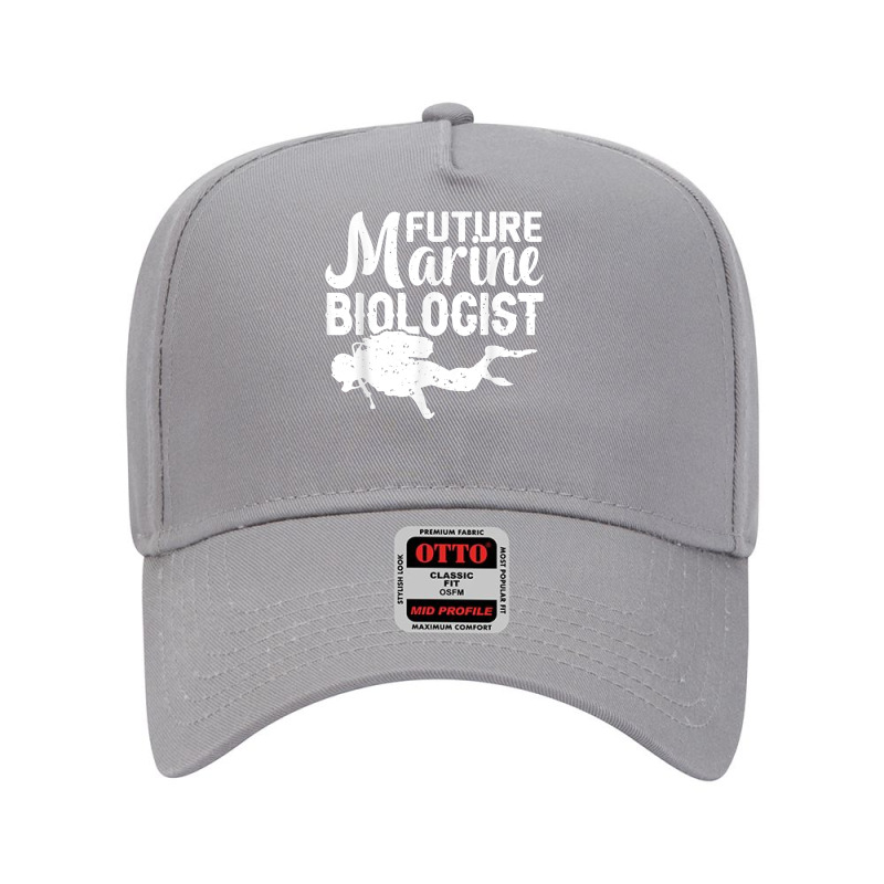 Future Marine Biologist Ocean Life Biology Student T Shirt Adjustable Baseball Cap | Artistshot