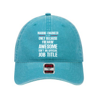 Gift For Freakin' Awesome Marine Engineer Dyed Cap | Artistshot