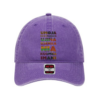 Kwanzaa Principles Kente Dyed Cap | Artistshot