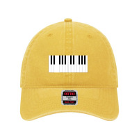 Piano Keyboard Dyed Cap | Artistshot