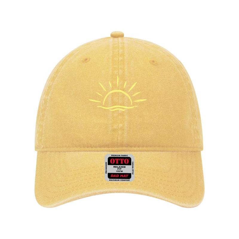 Let's Watch The Sunset Trendy Beach Design On Back Pullover Hoodie Dyed Cap | Artistshot