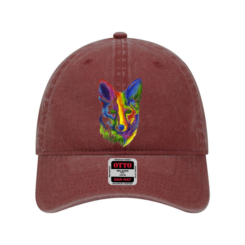 Multicolored Fox Dyed Cap by putrimeheng | Artistshot