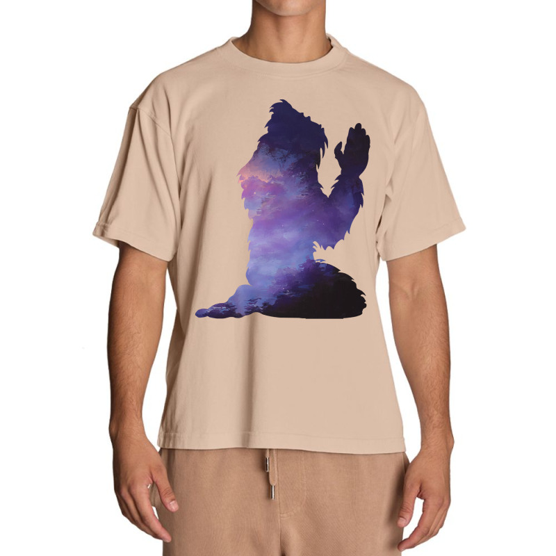 Bigfoot T Shirtbigfoot Praying For Peace T Shirt Urban Heavy T-shirt | Artistshot