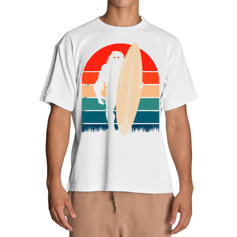 Bigfoot T Shirtbigfoot Surfing Retro Summer T Shirt Urban Heavy T-shirt | Artistshot