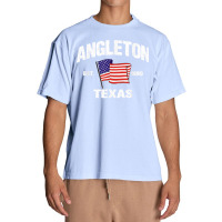 Angleton Texas Tx Usa Stars & Stripes Vintage Style Urban Heavy T-shirt | Artistshot