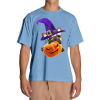 French Bulldog T  Shirt French Bulldog, Witch Hat, Scary Halloween, Ja Urban Heavy T-shirt | Artistshot