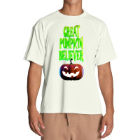 Great Pumpkin T  Shirt Great Pumpkin Believer In 3 D T  Shirt Urban Heavy T-shirt | Artistshot