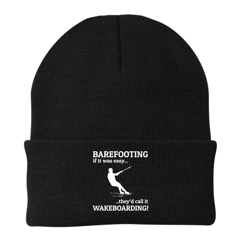 Barefoot Skiing Water Sport Motorboat Beanie by Tasteful Tees | Artistshot