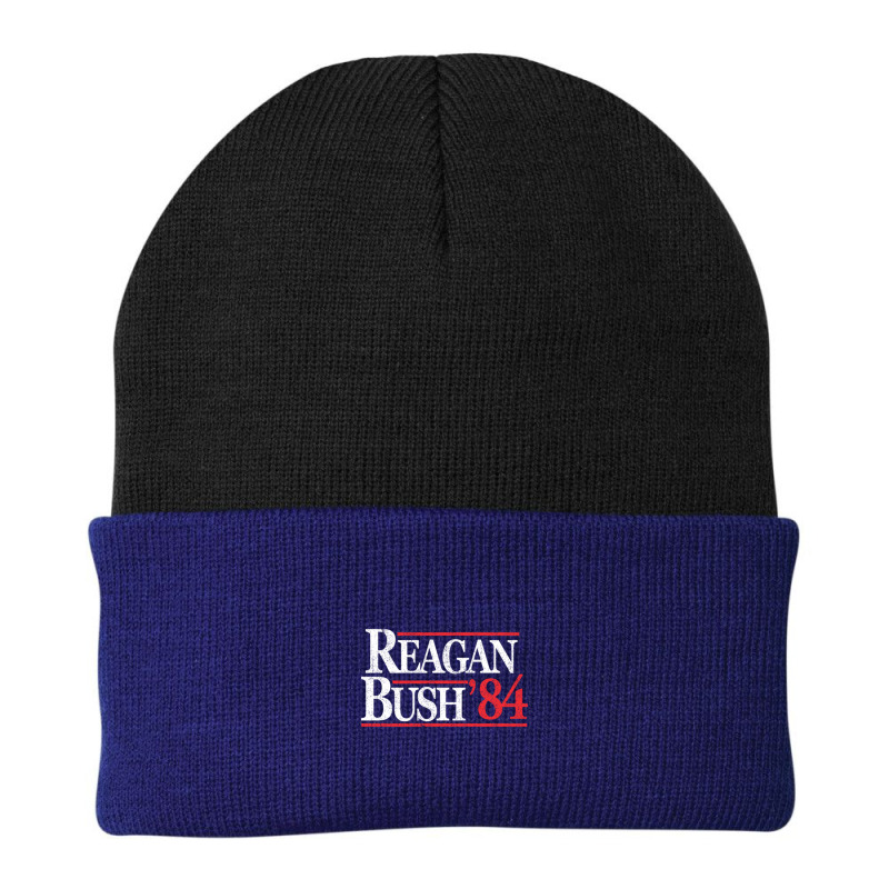 Vintage Reagan Bush 1984 Beanie by farisdi | Artistshot