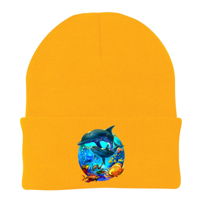 Dolphin Sea Life Save The Ocean Marine Biology Aquarium Beanie | Artistshot